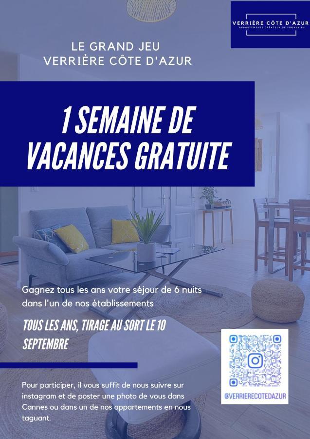 L'Agnes - 600M Plage - Verriere Cote D'Azur Apartman Cannes Kültér fotó